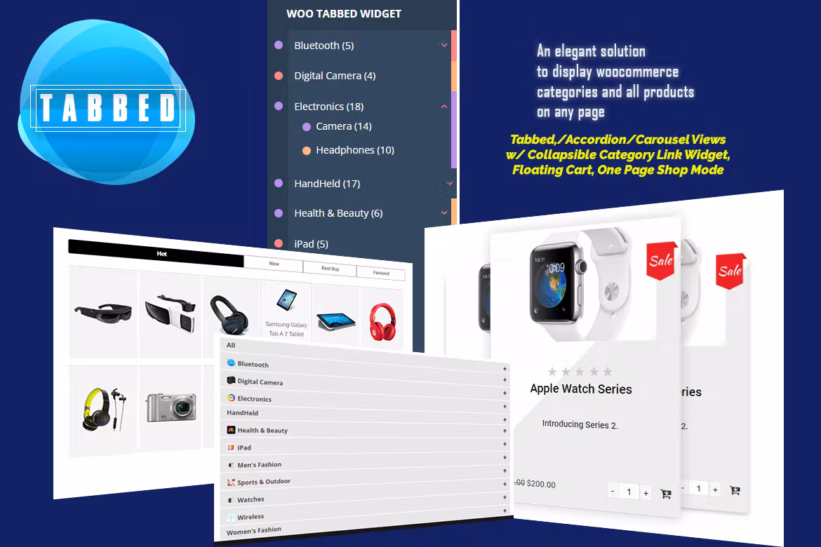 WooCommerce Tabbed Category Product Listing